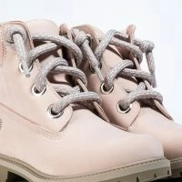 TIMBERLAND HERITAGE 6" WATERPROOF CONVENIENCE LACE BOOTIE -Sewing Down South shop tb0a2q7h662 light pink 6 6