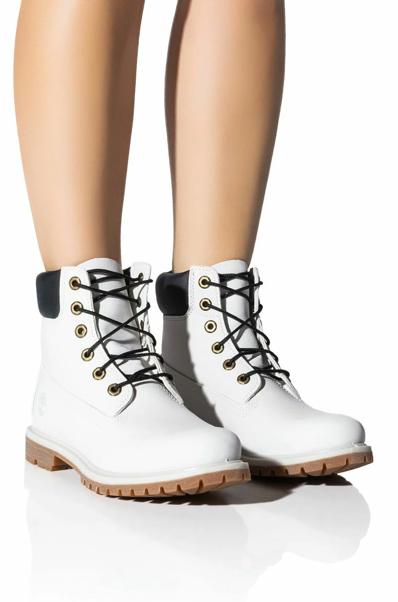 TIMBERLAND 6" PREMIUM BOOT IN GREY 1 TIMBERLAND 6" PREMIUM BOOT IN GREY