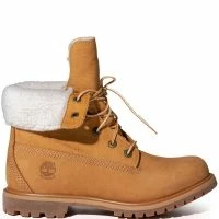 TIMBERLAND AUTHENTICS TEDDY FLEECE FOLD-DOWN BOOT IN WHEAT -Sewing Down South shop timberland authentics teddy fleece fold down boot in wheat wheat nubuck 4 4