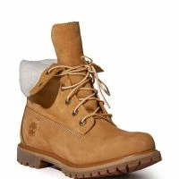 TIMBERLAND AUTHENTICS TEDDY FLEECE FOLD-DOWN BOOT IN WHEAT -Sewing Down South shop timberland authentics teddy fleece fold down boot in wheat wheat nubuck 6 6 c1