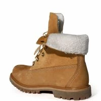 TIMBERLAND AUTHENTICS TEDDY FLEECE FOLD-DOWN BOOT IN WHEAT -Sewing Down South shop timberland authentics teddy fleece fold down boot in wheat wheat nubuck 8 8