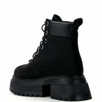 TIMBERLAND SKY 6" LACE UP BOOT IN BLACK -Sewing Down South shop timberland sky 6 lace up boot in black black 4 4