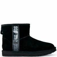 UGG CLASSIC MINI SIDE LOGO II 9 UGG CLASSIC MINI SIDE LOGO II -Sewing Down South shop ugg classic mini side logo ii black 2 2