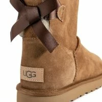 UGG MINI BAILEY BOW II -Sewing Down South shop ugg mini bailey bow ii chestnut 5 5 1