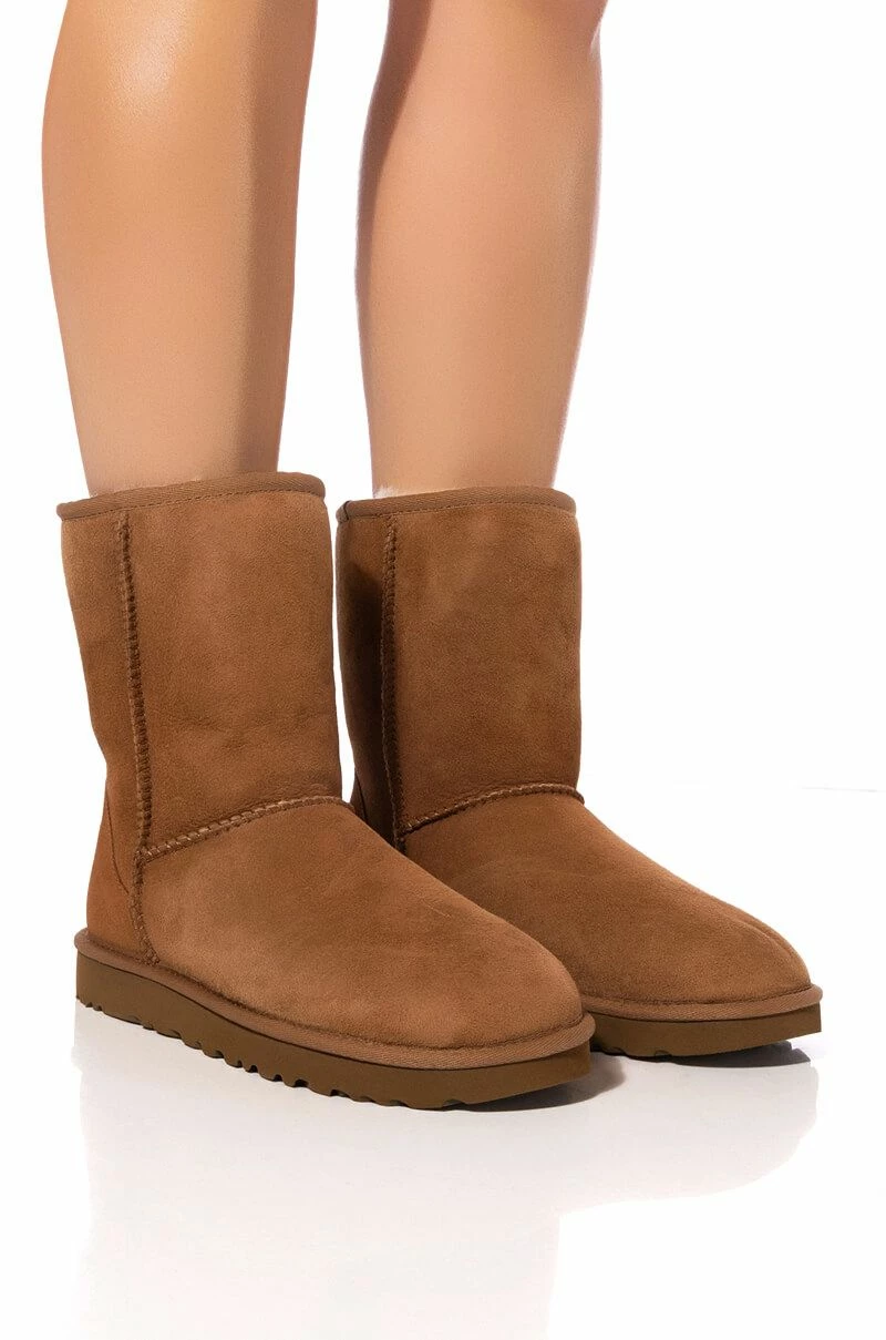 UGG WOMENS CLASSIC SHORT HERITAGE BOOTS