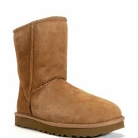 UGG WOMENS CLASSIC SHORT HERITAGE BOOTS -Sewing Down South shop ugg womens classic short heritage boots chestnut 3 3