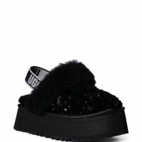 UGG WOMEN'S FUNKETTE SEQUIN SLIP ON -Sewing Down South shop ugg womens funkette sequin slip on black 3 3