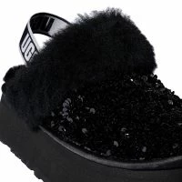 UGG WOMEN'S FUNKETTE SEQUIN SLIP ON -Sewing Down South shop ugg womens funkette sequin slip on black 5 5