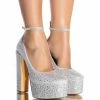 YOURE A STAR RHINESTONE EMBELLISHED PLATFORM MARY JANES